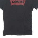 LEVI'S Mens T-Shirt Black Crew Neck S