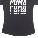 PUMA Womens T-Shirt Black S