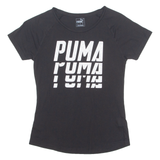 PUMA Womens T-Shirt Black S