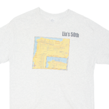 GILDAN Lia's 50th Womens T-Shirt Grey M