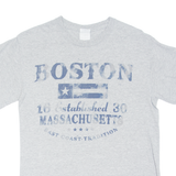 GILDAN Boston Womens T-Shirt Grey USA S