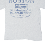 GILDAN Boston Womens T-Shirt Grey USA S