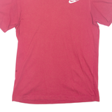 NIKE Mens T-Shirt Red XS