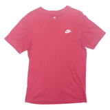 NIKE Mens T-Shirt Red XS