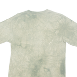 THE MOUNTAINS Mens Tie Dye T-Shirt Green USA S