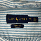 Ralph Lauren Striped Shirt - XL Blue Cotton