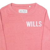 JACK WILLS Womens Sweatshirt Pink UK 8