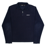 REGATTA Mens Fleece Blue 1/4 Zip S