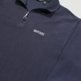 REGATTA Mens Fleece Blue 1/4 Zip S