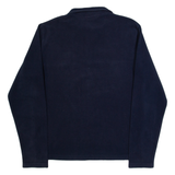 REGATTA Mens Fleece Blue 1/4 Zip S