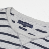 TOMMY HILFIGER Fit Mens Patterned Jumper Grey Striped Tight Knit XL