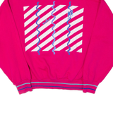 K2 Cropped Womens Sweatshirt Pink Roll Neck M