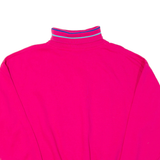 K2 Cropped Womens Sweatshirt Pink Roll Neck M