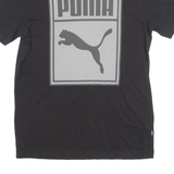 PUMA Mens T-Shirt Black Crew Neck M