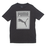 PUMA Mens T-Shirt Black Crew Neck M