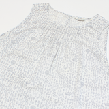 JACK WILLS Womens Printed Vest Cream Sleeveless Crazy Pattern UK 8