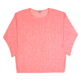 COS Oversized Womens Top Pink 3/4 Sleeve S