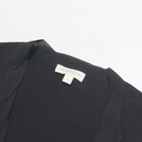 MONSOON Shawl Womens Cropped Top Black Viscose M