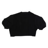 MONSOON Shawl Womens Cropped Top Black Viscose M