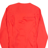 RAG & BONE Womens Blouse Red V-Neck Long Sleeve S