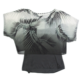 MINT VELVET Womens Printed Blouse Grey UK 10