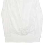 MINT VELVET Womens Top White Long Sleeve UK 6