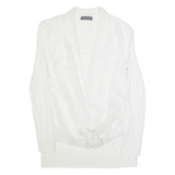 MINT VELVET Womens Top White Long Sleeve UK 6