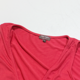 PHASE EIGHT Womens Vest Red Sleeveless Silk S