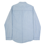 HOLLISTER Womens Plain Shirt Blue Long Sleeve L