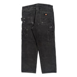 Dickies Double Knee Carpenter Jeans - 38W 30L Black Cotton