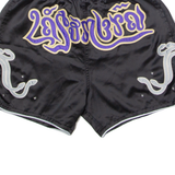 GRMY La Sombra Mens Sports Shorts Black Crazy Pattern S W26