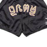 GRMY La Sombra Mens Sports Shorts Black Crazy Pattern S W26