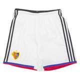 ADIDAS FC Basel Mens Sports Shorts White M W26