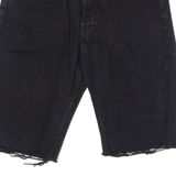 LEVI'S Altered 501 Mens Jorts Shorts Black M W30