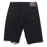 LEVI'S Altered 501 Mens Jorts Shorts Black M W30