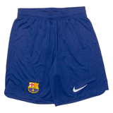 NIKE FC Barcelona Mens Sports Shorts Blue Slim S W26