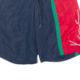 KARL KANI Mens Swimming Shorts Blue Colourblock S W30