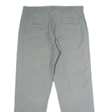 JEFFREY JORDAN Mens Trousers Grey Regular Straight W36 L32