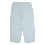YESSICA Womens Trousers Blue Regular Straight Linen W32 L23
