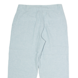 YESSICA Womens Trousers Blue Regular Straight Linen W32 L23