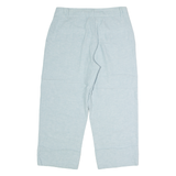 YESSICA Womens Trousers Blue Regular Straight Linen W32 L23