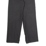 Mens Trousers Black Regular Straight W28 L29