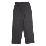 Mens Trousers Black Regular Straight W28 L29