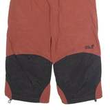 JACK WOLFSKIN 3/4 Length Outdoor Mens Trousers Red Regular Straight W28 L20