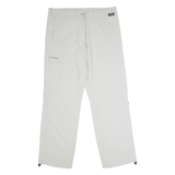 SCHOFFEL Outdoor Womens Trousers Grey Regular Straight W36 L32