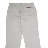 TEDDY'S Outdoor Mens Twill Trousers Grey Regular Straight W36 L31