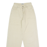 LA SHADY Mens Corduroy Trousers Beige Regular Straight W24 L28
