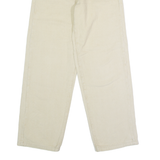 LA SHADY Mens Corduroy Trousers Beige Regular Straight W24 L28