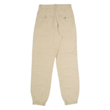 GUIDO MARIA KRETSCHMER Cuffed Womens Trousers Beige Regular Straight W28 L31