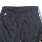 ADIDAS George Mason Patriots USA Mens Sports Shorts Black Relaxed M W34